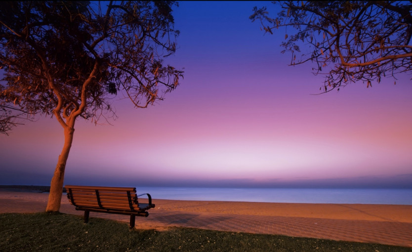 Sunset bench seat